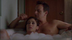 High Anxiety- Dan and Virginia talk while taking a bath