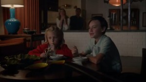 Party of Four- Johnny and Jenny watch television