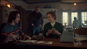 Before the Law- Floyd sends out her grandson, Charles, played by Allan Dobrescu, to get his father and uncles