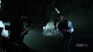 By Fire- Alfred teaches Bruce how to box. Again