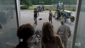 First Time Again- Glenn and Heath kill walkers