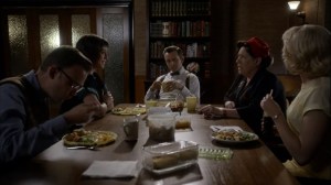 Involuntary- Essie dines at Bill's job