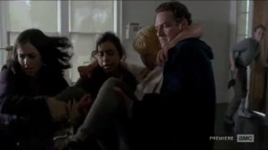 JSS- Aaron and Rosita bring Holly into the infirmary