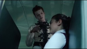 Knock, Knock- Jerome points a gun