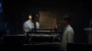 Knock, Knock- Lucius works on Thomas Wayne's computer