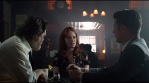 Knock, Knock- Scottie interrupts Harvey and Jim's talk