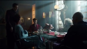 Knock, Knock- Theo speaks with the Maniax men