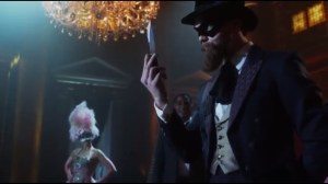 Last Laugh- Jerome tells the crowd that no one is getting out alive