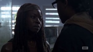 Thank You- Michonne and Daryl argue