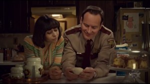 Waiting for Dutch- Lou and Betsy admire Molly's ashtray