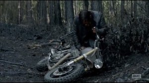 Always Accountable- Daryl hides the motorcycle