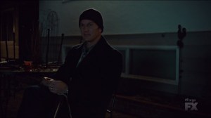 Fear and Trembling- Lou couldn't sleep, so he sits outside instead