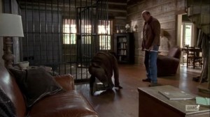 Here's Not Here- Morgan walks out of the cell and fights Eastman