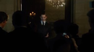 Mommy's Little Monster- Theo addresses the press after the attack