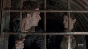 Now- Maggie tells Aaron to stop going forward because it's over