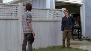 Now- Ron and Carl talk about Enid