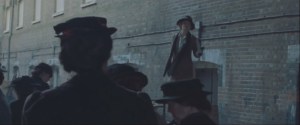 Suffragette- Woman speaks in favor of women gaining the right to vote