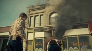 The Gift of the Magi- Noreen and Ed escape the burning shop