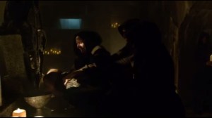 The Son of Gotham- Father Creole slits a man's throat