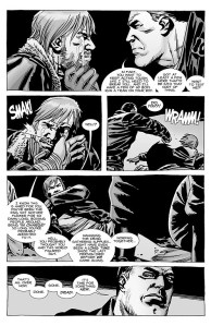 The Walking Dead #100- Negan taunts Rick