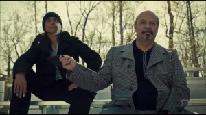 Palindrome- The Hand, played by Philip Williams, gives Hanzee his new identity