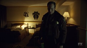 The Castle- Lou checks Constance's hotel room