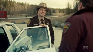 The Castle- Lou's escort arrives to follow him to the state line