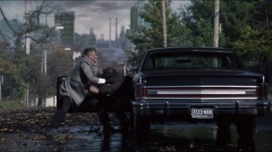 Worse Than a Crime- Alfred throws a guy from his car