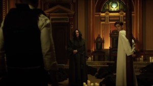 Worse Than a Crime- Jim orders Father Creel to drop his knife