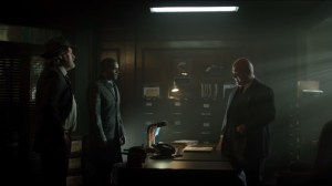 Worse Than a Crime- Lucius tells Barnes about Alfred and Bruce Wayne's disappearance