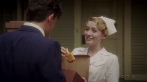 A View in the Dark- Violet gives Daniel half of a bear claw