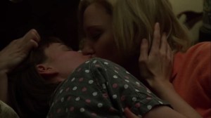 Carol- Therese and Carol kiss