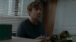 Knots Untie- Harlan, played by R. Keith Harris, offers to help Glenn and Maggie