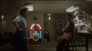 Life of the Party- Peggy speaks with Sousa in the lab about Whitney