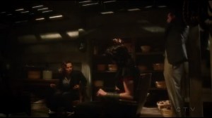 Monsters- Peggy, Dottie, and Jarvis bound in the basement