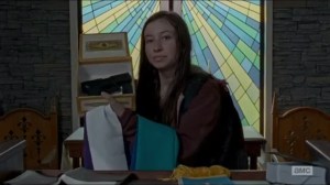 No Way Out- Looks like Enid found a gun