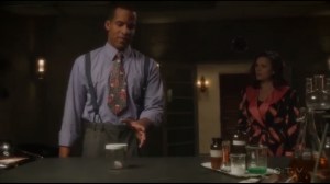 The Atomic Job- Jason shows Peggy how the Zero Matter reacts to his body