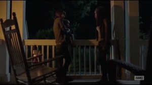 The Next World- Michonne wants to know why Carl didn't kill Deanna