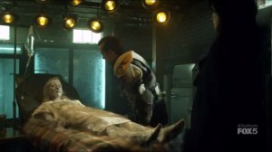 A Dead Man Feels No Cold- Victor freezes Nora