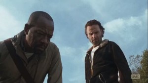 East- Morgan and Rick find a patch of blood