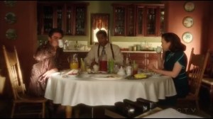 Hollywood Ending- Howard, Jason, and Peggy have breakfast