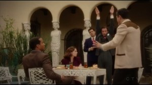 Hollywood Ending- Joseph visits the Stark household and holds Jarvis hostage