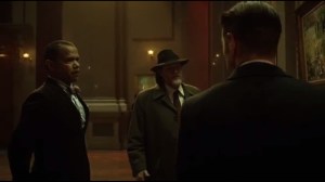 Mad Grey Dawn- Mr. Thatch, played by Jerry Dixon, tells Gordon and Bullock about the defaced art