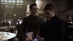 Mad Grey Dawn- Nygma congratulates Gordon on solving the case