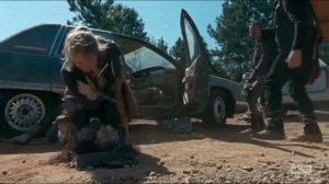 Twice As Far- Denise eventually takes down a walker