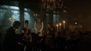 Into the Woods- Oswald serves dinner to the family