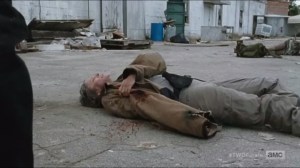 Last Day on Earth- Carol shot in the shoulder