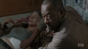 Last Day on Earth- Morgan patches up Carol