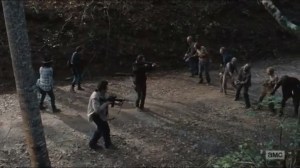 Last Day on Earth- RV group finds chained walkers blocking their path