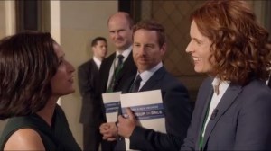 Morning After- Selina meets the white panelists at the symposium on race